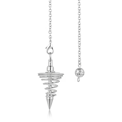 Metal Pendulum for Dowsing Spiral Cone