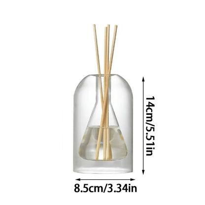 Glass Bottle Essential Oil Diffuser w/Sticks