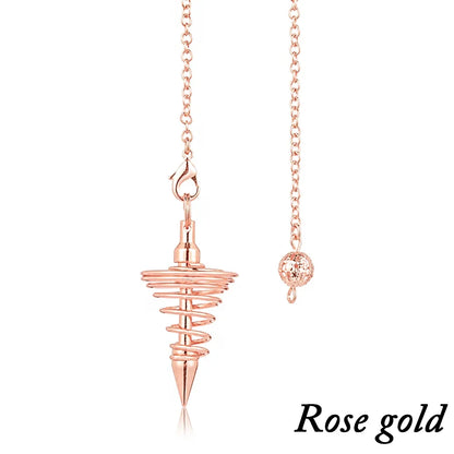 Metal Pendulum for Dowsing Spiral Cone