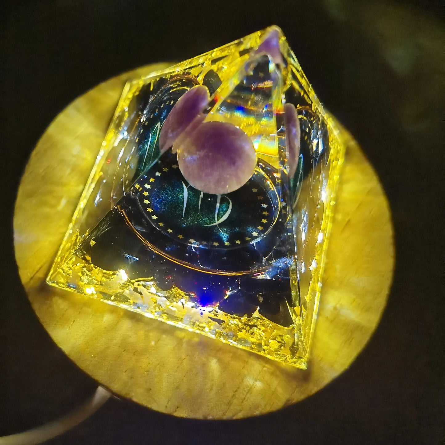 The Zodiac Pyramid Healing Stone