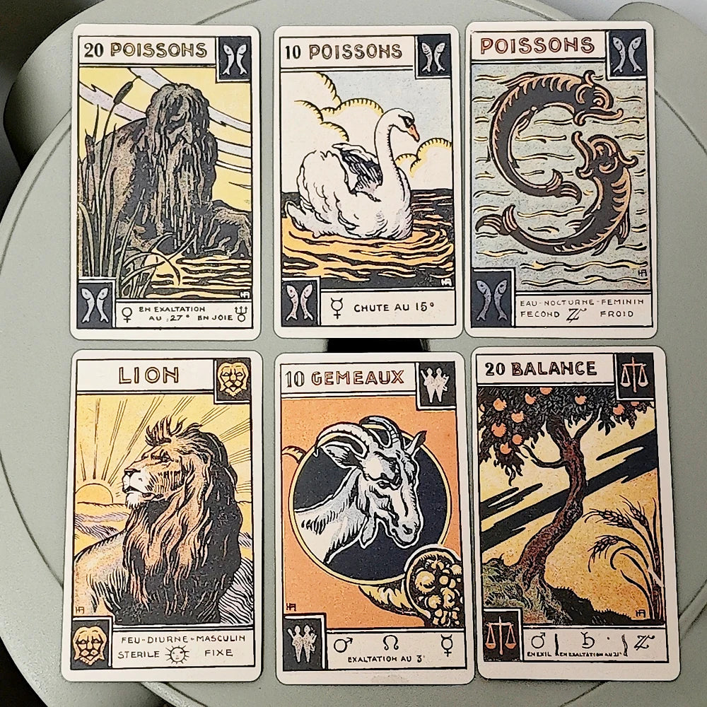 Astrological Zodiac Tarot 48 Card Deck Set