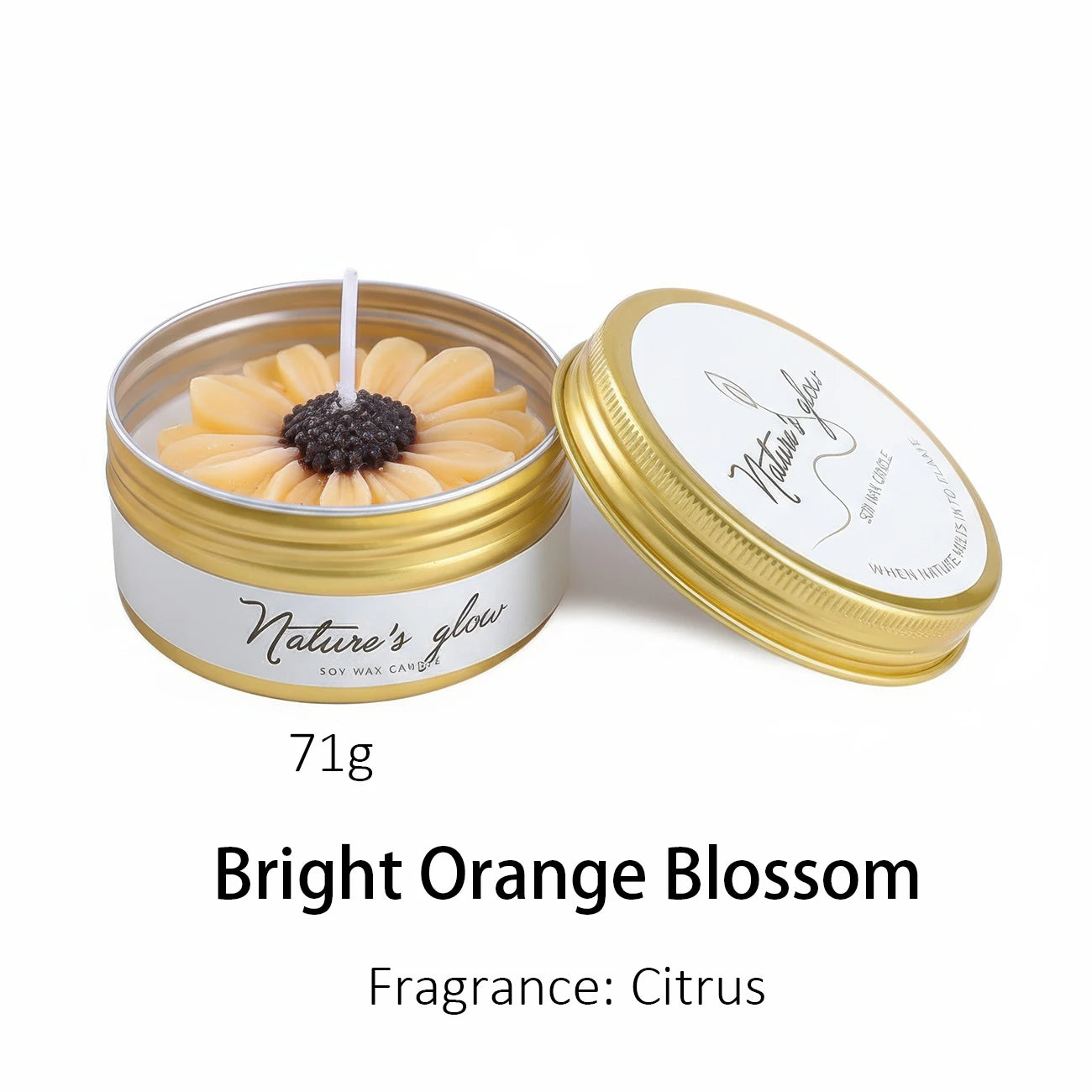 Smokeless Handmade Tin Soy Wax Candles