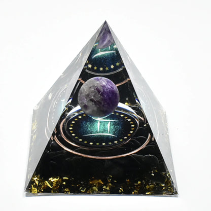 The Zodiac Pyramid Healing Stone