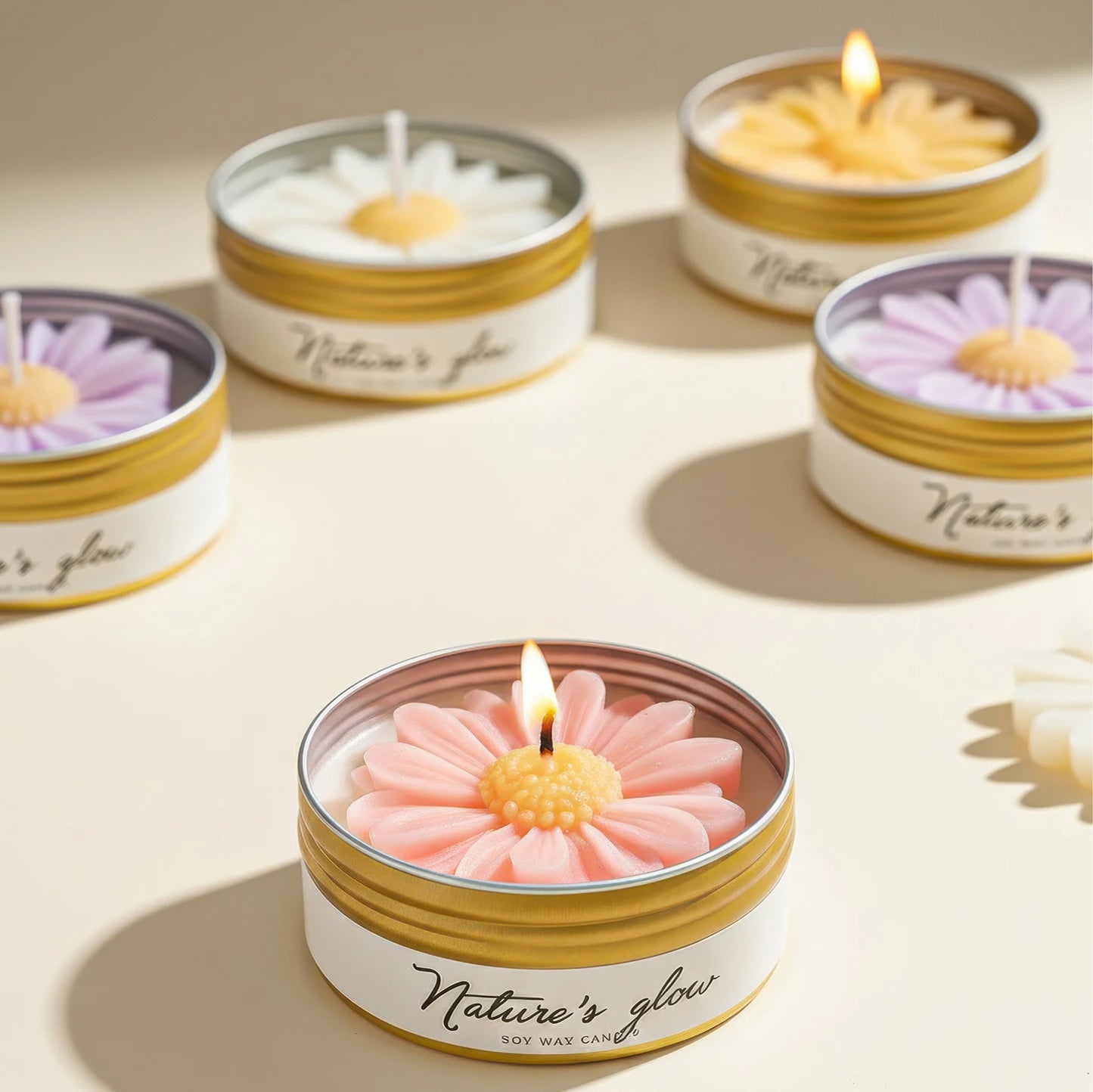 Smokeless Handmade Tin Soy Wax Candles