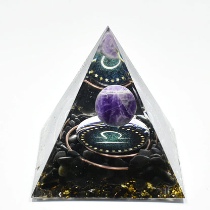 The Zodiac Pyramid Healing Stone