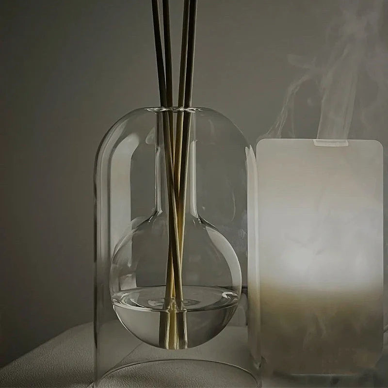 Glass Bottle Essential Oil Diffuser w/Sticks