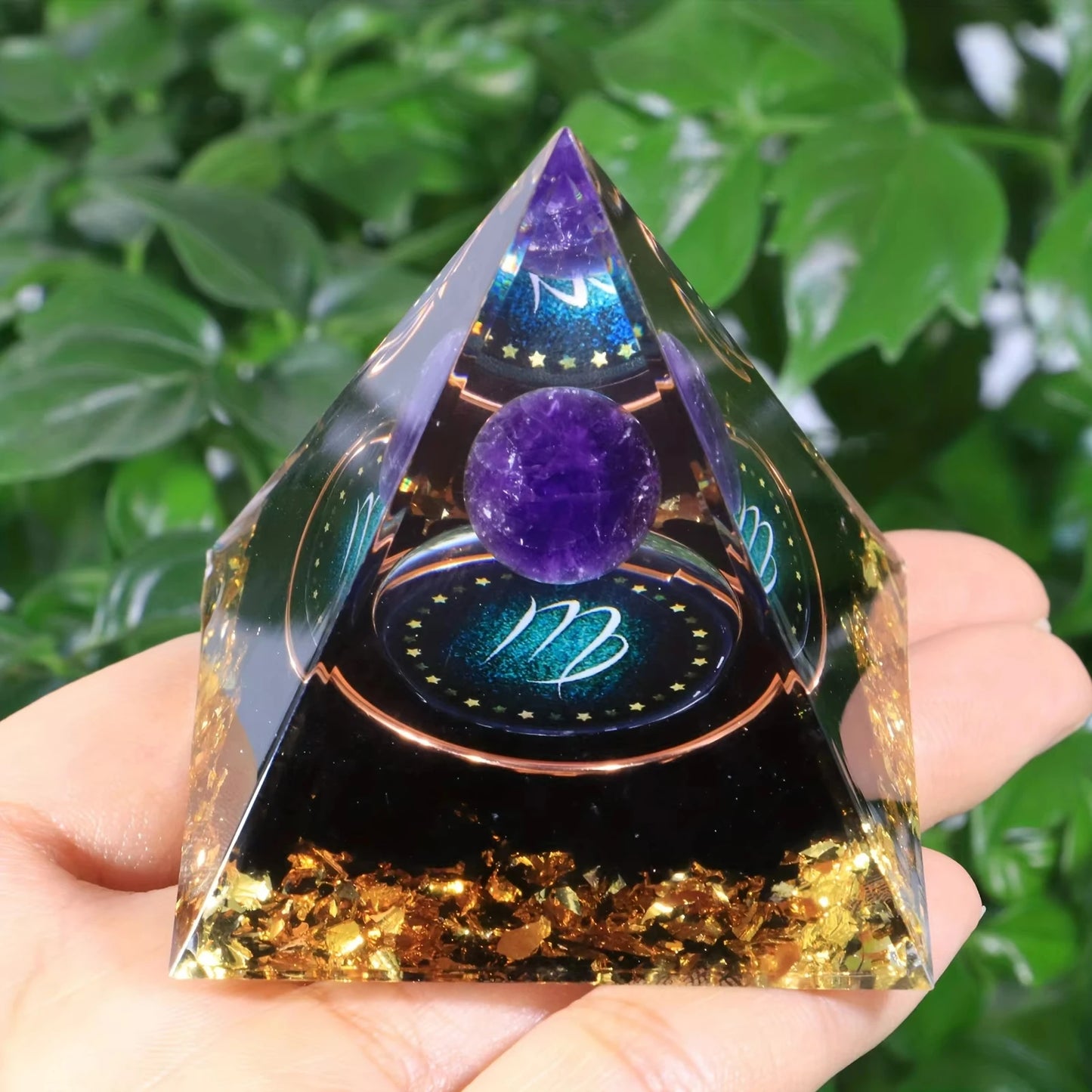 The Zodiac Pyramid Healing Stone