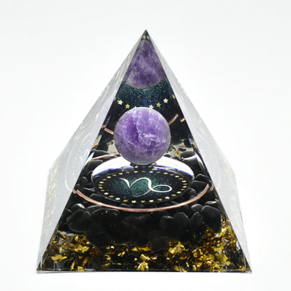 The Zodiac Pyramid Healing Stone