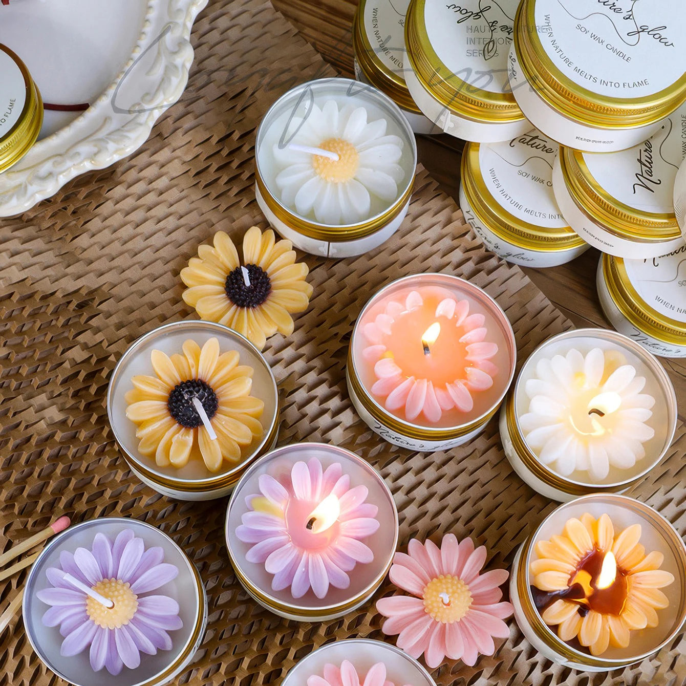 Smokeless Handmade Tin Soy Wax Candles