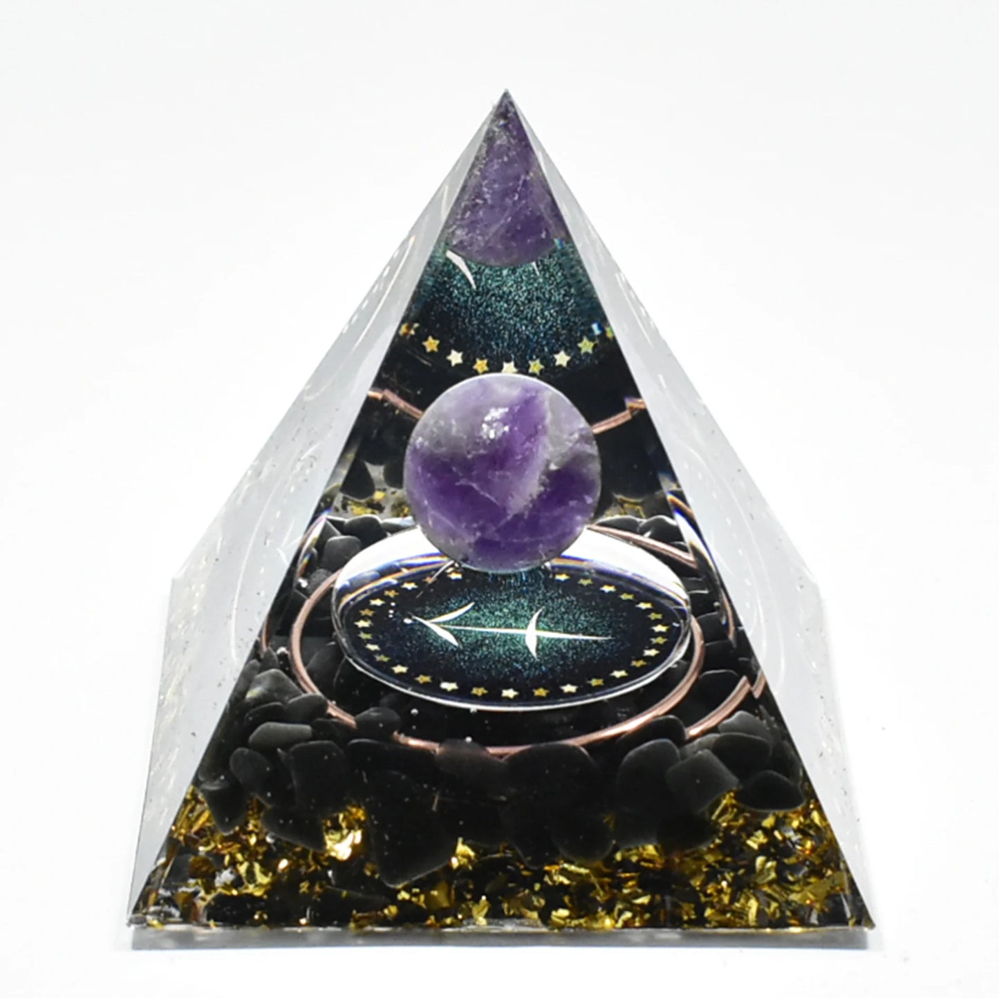 The Zodiac Pyramid Healing Stone