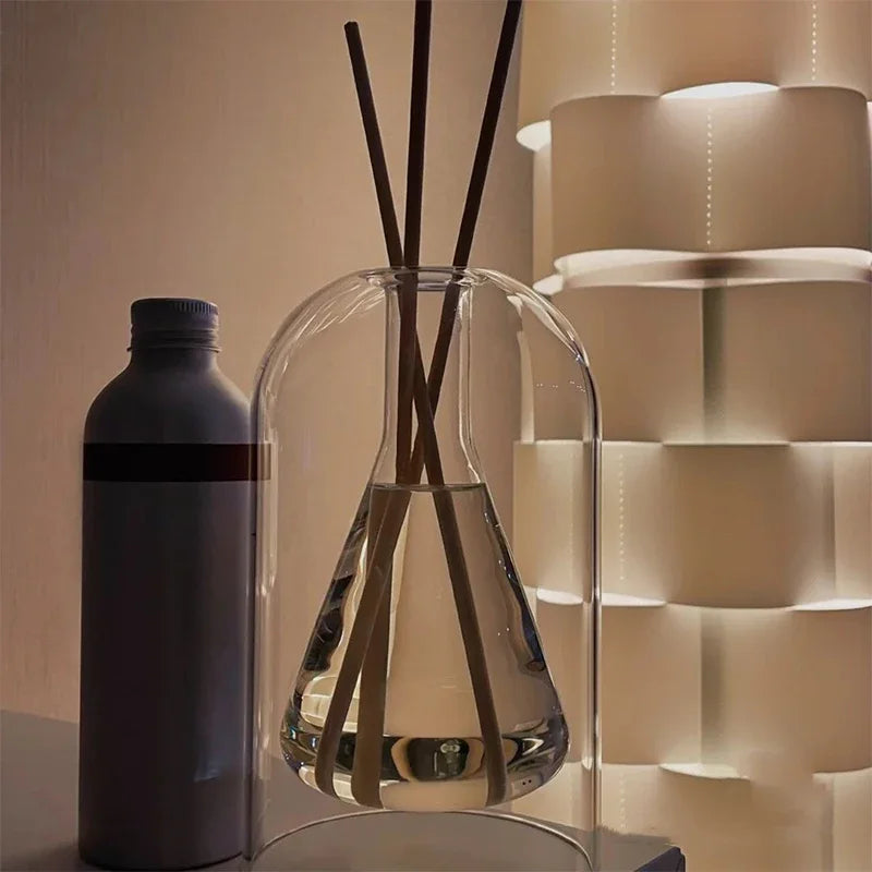 Glass Bottle Essential Oil Diffuser w/Sticks