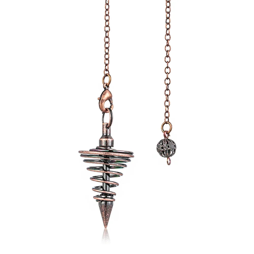 Metal Pendulum for Dowsing Spiral Cone