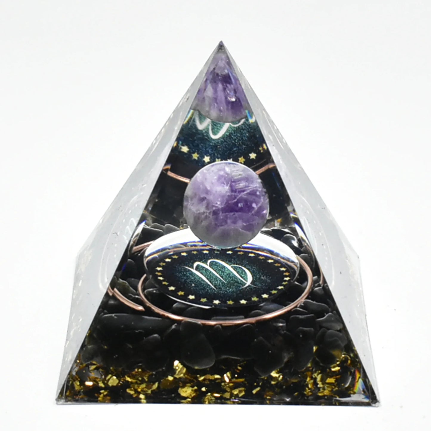 The Zodiac Pyramid Healing Stone