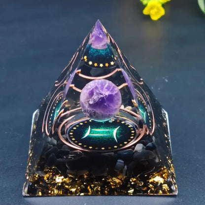 The Zodiac Pyramid Healing Stone