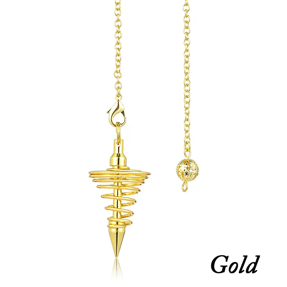Metal Pendulum for Dowsing Spiral Cone