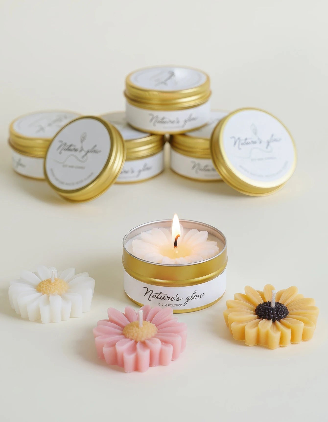 Smokeless Handmade Tin Soy Wax Candles